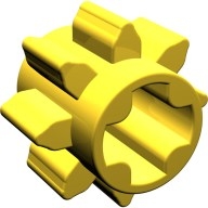 Lego ozubené kolo 8 zubů, žlutá (4120104)